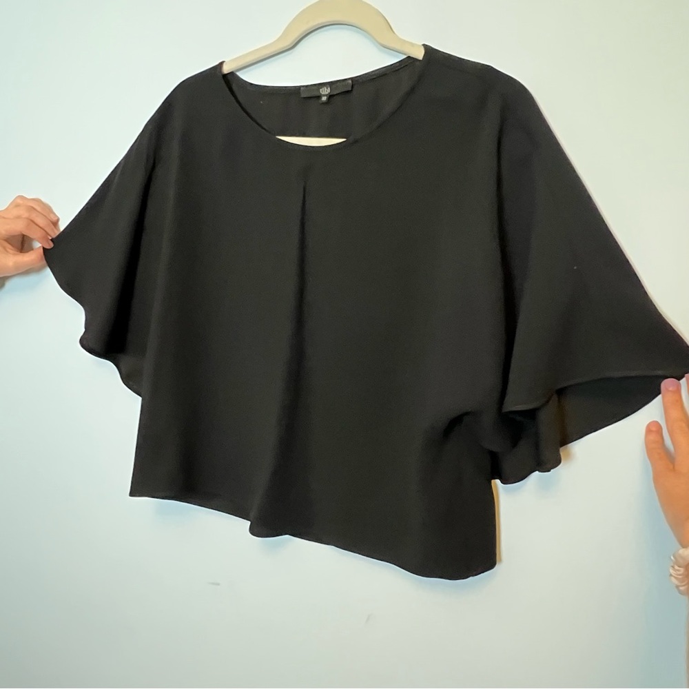 Black tibi top